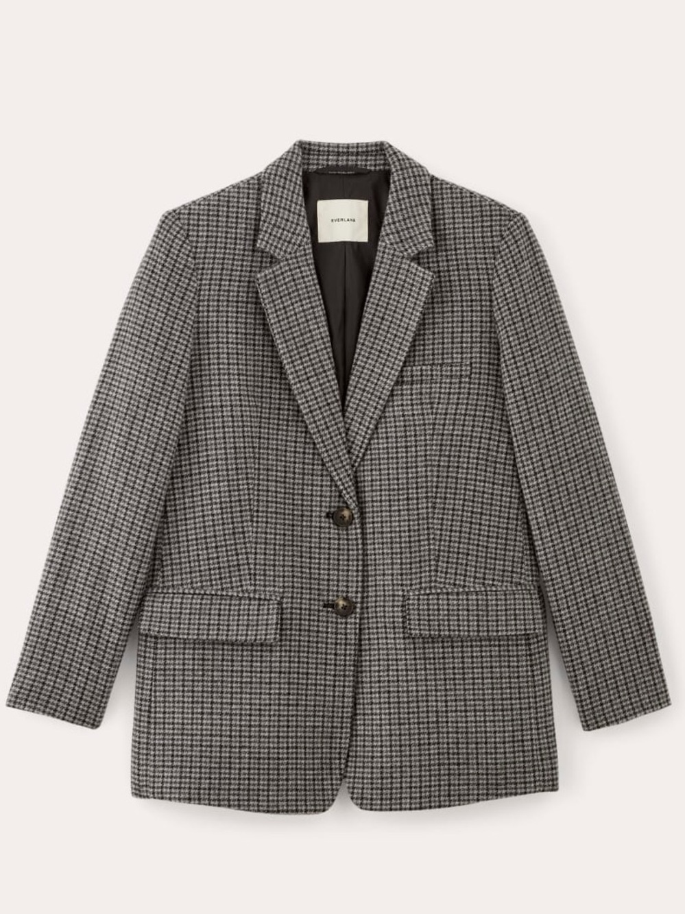 Everlane Oversized Blazer in Wool Gray Women's Size 4 - Picture 1 of 16